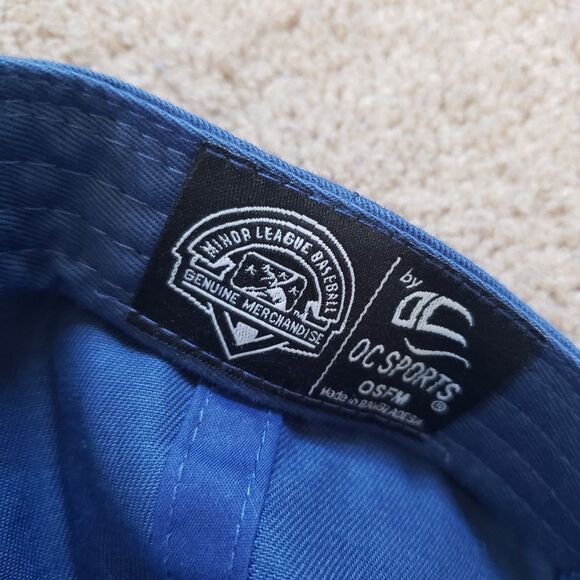 Lehigh Valley Iron Pigs Minor League Baseball OC Sports Strapback Hat Cap Blue - Picture 5 of 5